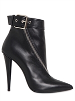 GIUSEPPE ZANOTTI - 110MM CALFSKIN ZIPPED BOOTS - BLACK