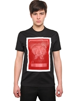 GIVENCHY - CUBAN FIT PRINTED JERSEY  T-SHIRT - BLACK