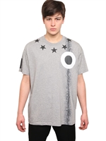 GIVENCHY - COLUMBIAN FIT PRINTED JERSEY T-SHIRT - GREY