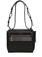 LANVIN - PADAM GRAINED LEATHER SHOULDER BAG - BLACK