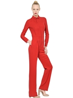 VALENTINO - OVERALL AUS SEIDEN/WOLLCADY - ROT