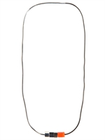 LANVIN - SCREW NECKLACE - RODIUM