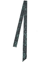LANVIN - 3CM PRINTED SILK TIE - GREEN