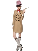 DSQUARED - STRETCH WOOL SILK COAT - BEIGE