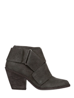 LD TUTTLE - 80MM NUBUK ANKLE BOOTS - BLACK