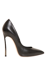 CASADEI - 110MM POINTED CALFSKIN PUMPS - BLACK
