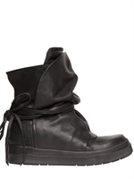CINZIA ARAIA - 60MM STIEFEL AUS KALBSLEDER MIT INTERNEM WEDGE - SCHWARZ