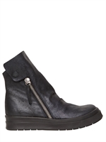 CINZIA ARAIA - 30MM CALFSKIN LOW BOOTS - BLACK