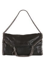STELLA MCCARTNEY - THREE CHAIN FALABELLA SHOULDER BAG - BLACK