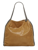 STELLA MCCARTNEY - MEDIUM FALABELLA SHOULDER BAG - CAMEL
