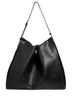 STELLA MCCARTNEY - ECO FAUX NAPPA LARGE SHOULDER BAG - BLACK