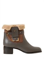 GREY MER - 50MM CALF SHEARLING - LIGHT GREY