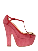 DSQUARED - 150MM SUEDE RHINESTONE BUTTERFLY PUMPS - PHARD