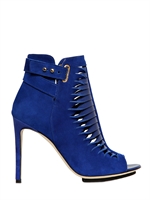 BURAK UYAN - SUEDE CUT OUT BOOTS - ROYAL BLUE
