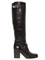BALLIN - 80MM BELTED CALFSKIN BOOTS - BLACK