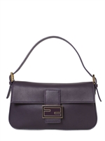FENDI - BORSA BAGUETTE IN PELLE - VIOLA