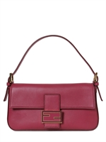 FENDI - BORSA BAGUETTE IN PELLE - FUCSIA