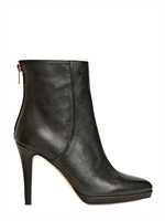 JIMMY CHOO - 100MM GIA GRAINED CALF BOOTS - BLACK