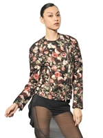 GIVENCHY - PRINTED WOOL BIKER JACKET - MULTI