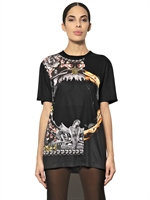 GIVENCHY - PRINTED JERSEY T-SHIRT - BLACK