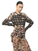 GIVENCHY - PRINTED COTTON/WOOL FLANNEL SHIRT - MULTI