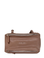 GIVENCHY - MINI PANDORA LEATHER SHOULDER BAG - DOVE BEIGE