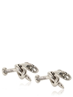 PAUL SMITH - KNOTTED NAIL CUFFLINKS - SILVER