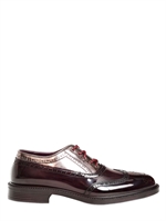 VIVIENNE WESTWOOD - METALLIC RUBBER OXFORD LACE-UP SHOES - PURPLE