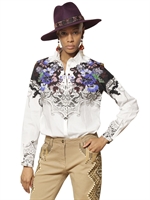 ETRO - PRINTED COTTON POPLIN SHIRT - MULTI