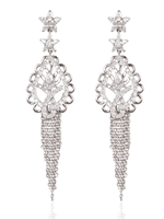 ANA DE COSTA - PAISLEY EARRINGS - WHITE DIAMONDS