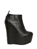 JEFFREY CAMPBELL - 160MM WEDGES MIT REIßVERSCHLUSS - SCHWARZ