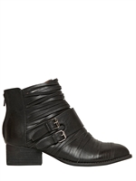 JEFFREY CAMPBELL - 40MM CALFSKIN CUTOUT BOOTS - BLACK