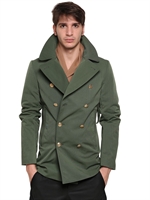 ALEXANDER MCQUEEN - CABAN AUS NYLON UND CANVAS - MILITÄRGRÜN