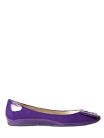 ROGER VIVIER - 10MM GOMMETTE PATENT BALLERINA - PURPLE