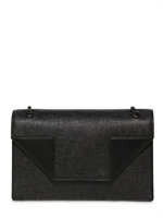 SAINT LAURENT - BETTY PALMELLATO LEATHER BAG - BLACK