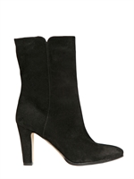 JIMMY CHOO - 85MM TRAVIS SUEDE BOOTS - BLACK