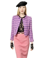 NINA RICCI - WOOL BOUCLÈ CAPE - MULTI