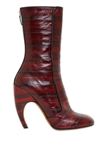 GIVENCHY - 105MM EELSKIN BOOTS - BURGUNDY