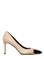 SAINT LAURENT - 80MM PARIS POINTED CALFSKIN PUMPS - BLUSH