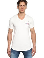 DSQUARED - DSQUARED MUSIC PRINTED JERSEY T-SHIRT - WHITE