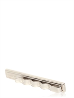 DSQUARED - DSQUARED LOGO ENAMELED BRASS TIE PIN - BLACK/SILVER