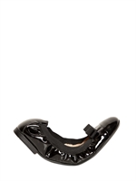 SALVATORE FERRAGAMO - 10MM MY PARIS PATENT LEATHER BALLERINA - BLACK
