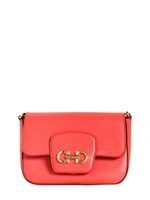 SALVATORE FERRAGAMO - PARIS SAFFIANO LEATHER BAG - PINK