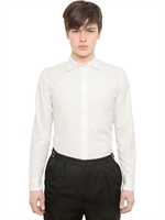 MIHARAYASUHIRO - DETACHABLE COLLAR POPLIN SHIRT - WHITE