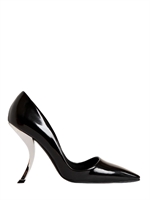 ROGER VIVIER - 110MM VIRGULE BRUSHED CALFSKIN PUMPS - BLACK
