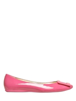 ROGER VIVIER - GOMMETTE PATENT LEATHER FLATS - PINK