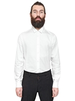 MAISON MARTIN MARGIELA - COTTON OXFORD SHIRT - WHITE