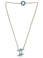 MAISON MARTIN MARGIELA - CUFFLINKS NECKLACE - SILVER