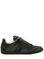 MAISON MARTIN MARGIELA - SPIKED LEATHER SNEAKERS - BLACK