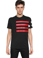 GIVENCHY - CUBAN FIT COTTON JERSEY T-SHIRT - BLACK
